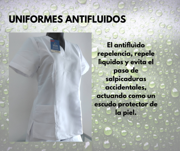 UNIFORME MUJER EN ANTIFLUÍDO CLORO-RESISTENTE LAFAYETTE UNIVERSAL Unicolor blusa más pantalón - Imagen 14