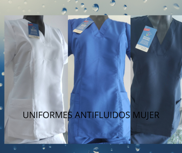 UNIFORME MUJER EN ANTIFLUÍDO CLORO-RESISTENTE LAFAYETTE UNIVERSAL Unicolor blusa más pantalón - Imagen 12