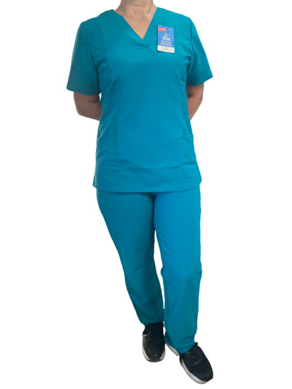 UNIFORME MUJER ANTIFLUÍDO LAFAYETTE T180 Unicolor blusa más pantalón - Imagen 7